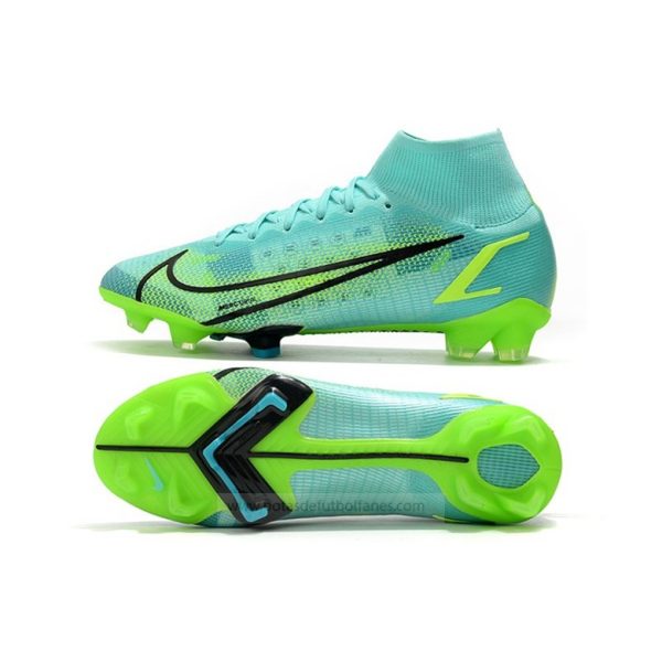 Nike Mercurial Superfly VIII Elite DF FG Impulse Turquesa Verde